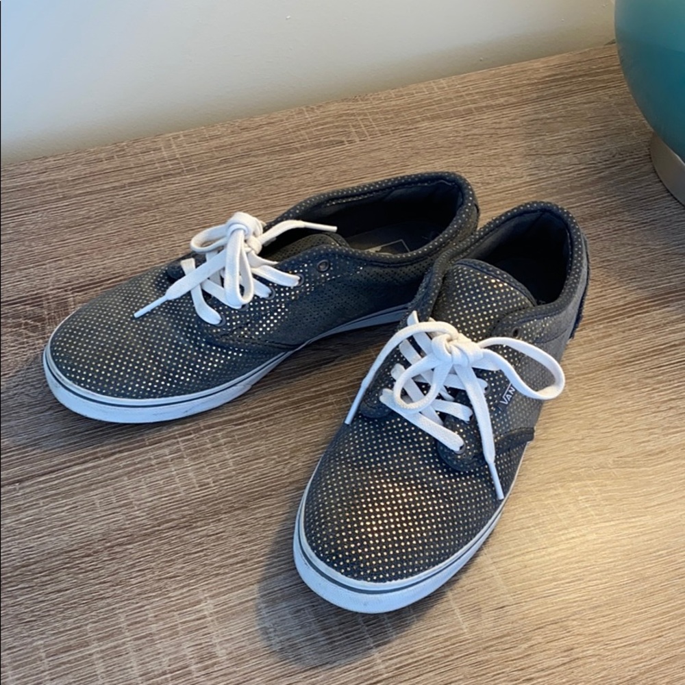 Unique gold dot Vans
